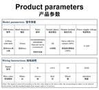 38S6G5-B-G24N Rotary Incremental Encoder AB 2 Phase Connection 50/100/200/360P/R 5-24V Solid Shaft DC Open Collector Output NPN