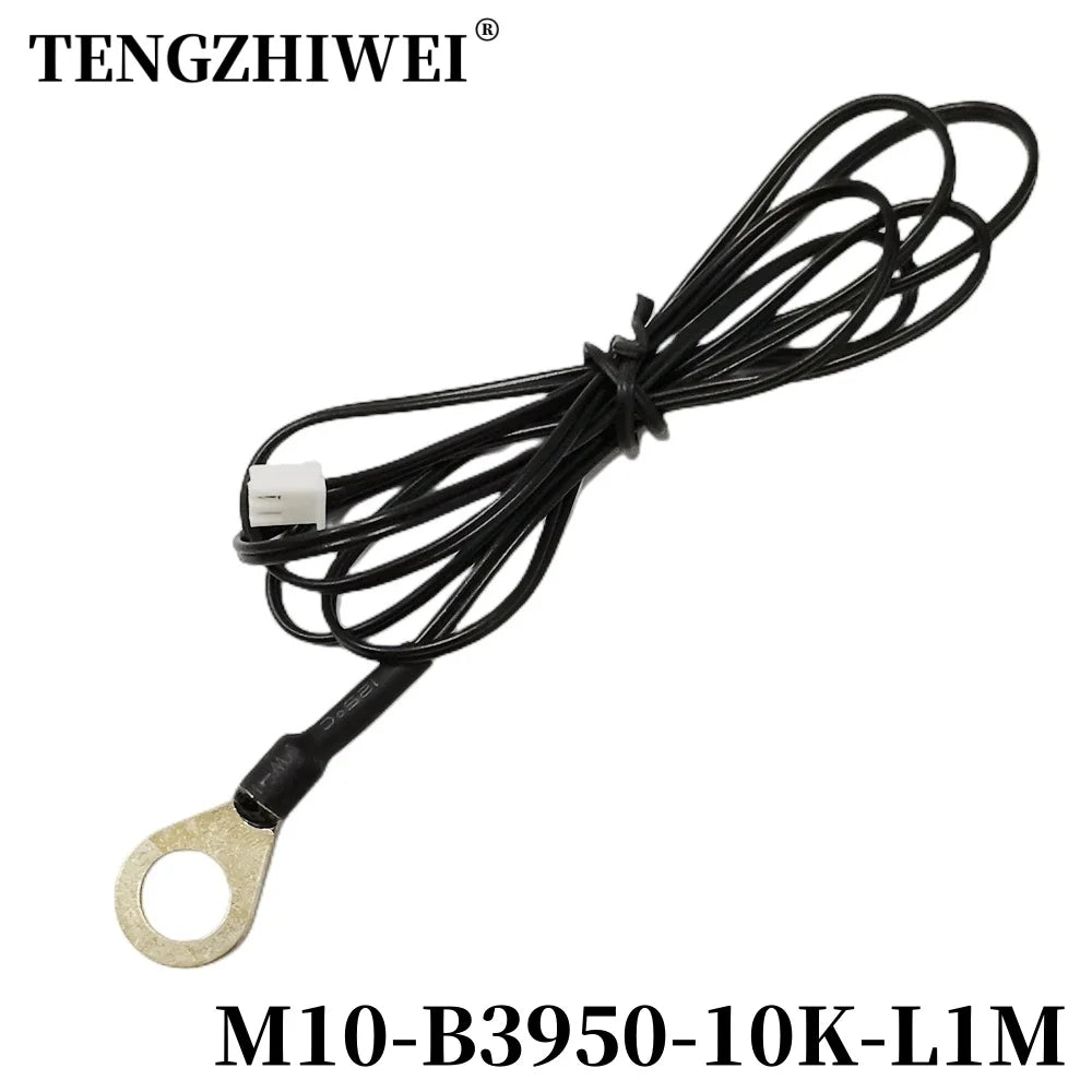 2PCS M10 Surface Fixed Temperature Probe NTC -10K B3950 1% Thermistor Negative Temperature Coefficient Probe 1M