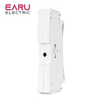 EARU Din Rail Solar Fuses DC 1000V 1500V PV Photovoltaic 20A 25A 30A Fuse Holder Base Solar System Short Circuit Protection GPV
