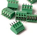 10PCS 2.54mm Pitch 0.1" 6Poles 6Pin 150V6A UL, 130V8A IEC, CE Rohs mini Breadboard PCB Screw Wire Terminal Block
