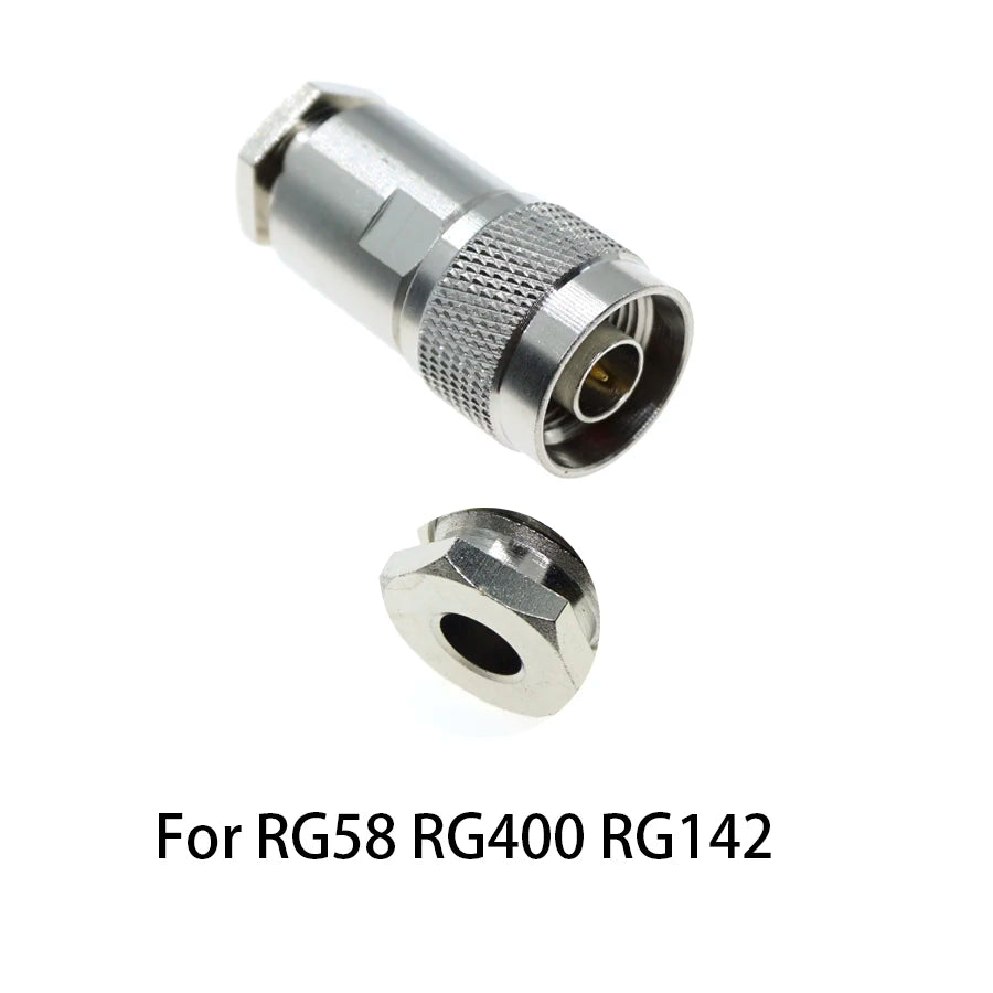 1X N Male Female clamp RG8, LMR400 RG5,RG6,LMR240, RG8X,RG58, RG400, RG142, 10D-FB,LMR500,RF Coaxial connector Coax Cable Wire