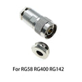 1X N Male Female clamp RG8, LMR400 RG5,RG6,LMR240, RG8X,RG58, RG400, RG142, 10D-FB,LMR500,RF Coaxial connector Coax Cable Wire