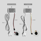 Bathroom Mirror Touch Sensor Switch AC110-220V to DC12V 1A with Infinite Dimming Control for Makeup Mirror Backlight Decoration