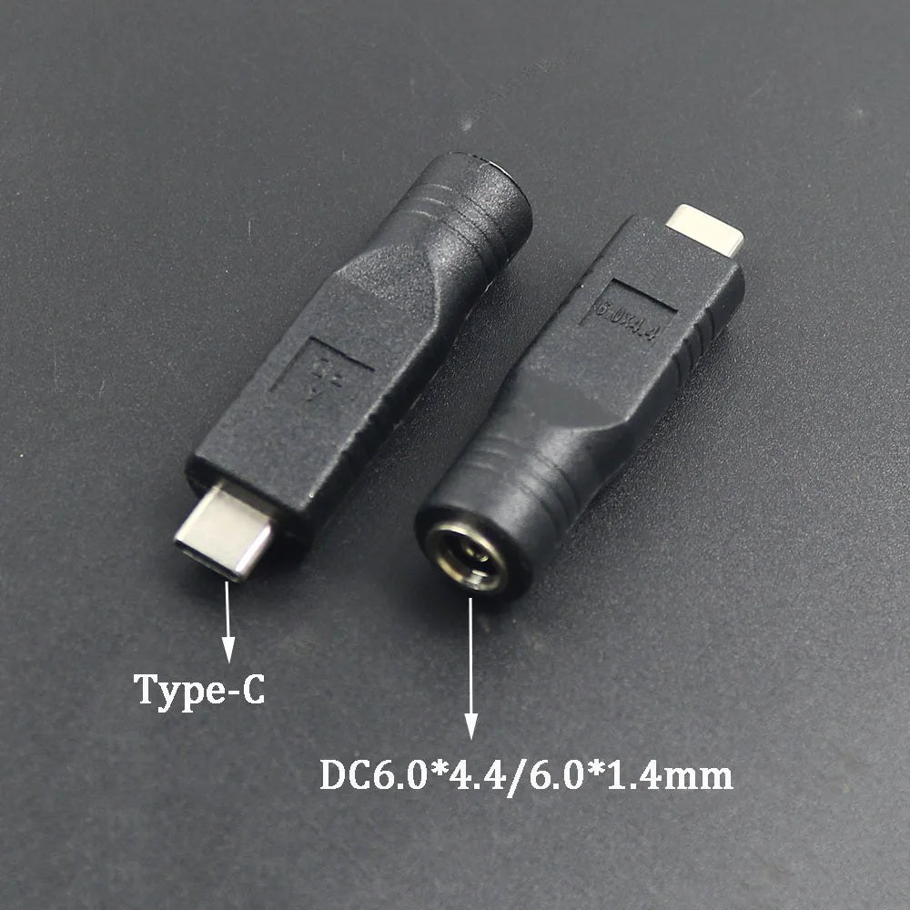 PD USB Adapter C Type C Male To 4.0*1.7 5.5*2.1 5.5*2.5 7.4*5.0 7.9*5.5mm Female Plug Converter DC Power Jack Connector