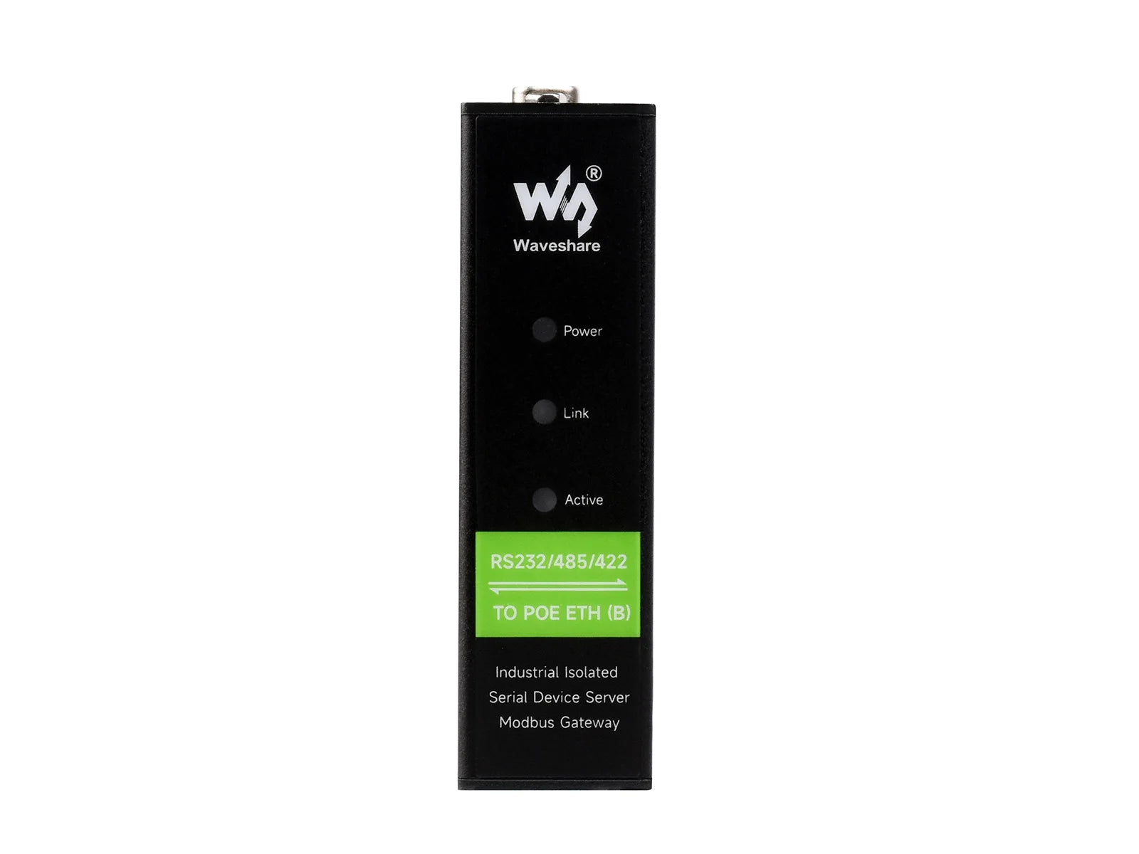 Waveshare Rail-Mount Serial Server, RS232/485/422 To RJ45 Ethernet Module, TCP/IP To serial, Modbus Gateway MQTT Gateway,POE Opt