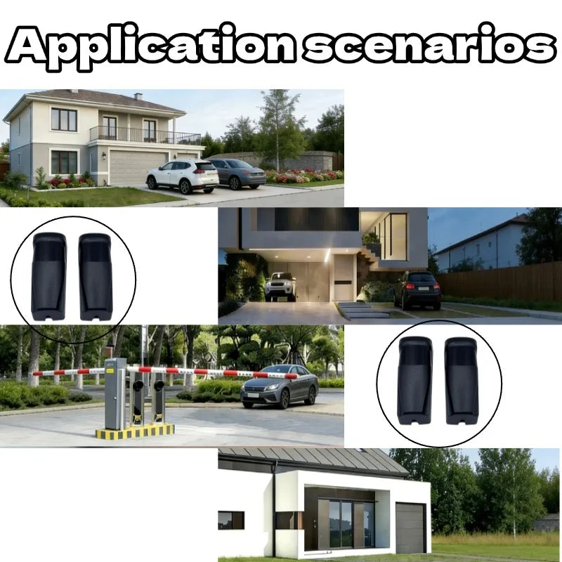 Wireless Battery Photocell Infrared Sensor Beam For Sliding Door Sense The Human Body Safety Control