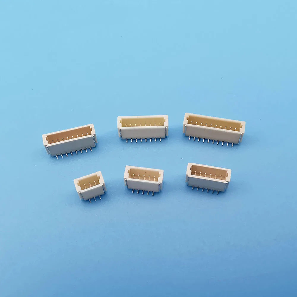 50Pcs JST SH1.0 Connector 2P 3P 4P 5P 6P 7P 8P 9P 10Pin SMT SMD Vertical /Horizontal Type Socket Housing SH 1.0mm