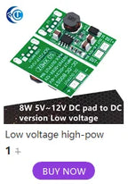 LiPo Battery Charging Protection Module, 5V 2.4A USB Type-C Boost Converter Power Supply Board