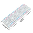MB-102 MB102 Breadboard 400 830 Point Solderless PCB Bread Board Test Develop Dupont line DIY for arduino laboratory SYB-830