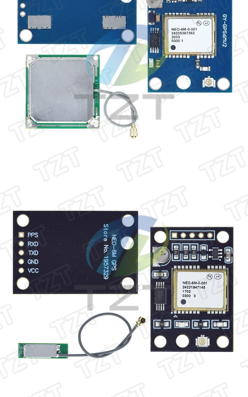 GREATZT 1PCS GY-NEO6MV2 new NEO-6M GPS Module NEO6MV2 with Flight Control EEPROM MWC APM2.5 large antenna for arduino