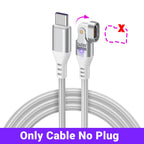 AUFU 16pin 180 Rotate Magnetic Cable 240W Fast Charging Micro USB Type C Cable For iPhone Xiaomi Samsung Magnet USB Phone Cable