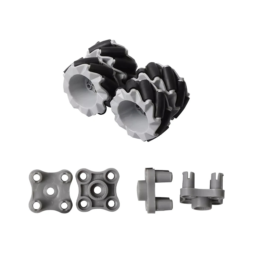 65mm Mecanum Wheel Omni-Directional Smart Car Robot DIY Building Blocks TT Motor Wheel Set of Four