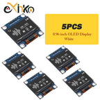 1-10pcs 0.96 Inch OLED Display Module I2C IIC SPI Serial 128X64 LCD 3.3-5V 4 Pin White/Blue/Yellow Blue  for Arduino
