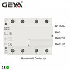 GEYA GYHC 4Pole 100A Modular Contactor 4NO 2NO2NC 3NO1NC 220V Automatic Household Contactor 100A Din Rail Type