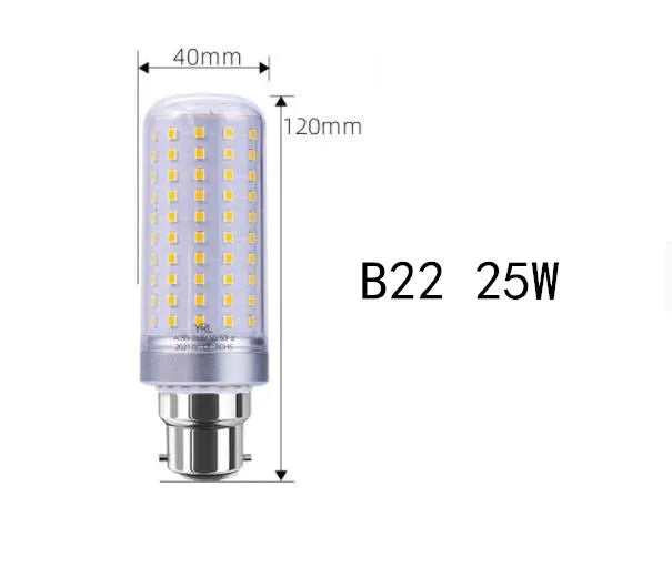 E27 B15 B22 E17 12W 16W 25W 40W LED Corn Light Bulb SMD2835 LED Bulb 110V-220V LEDs Candle Light Spotlight