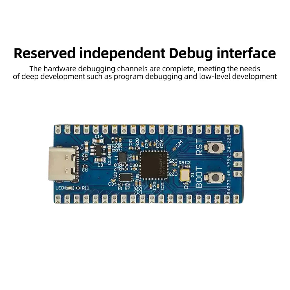 For Raspberry Pi Pico 2 RP2350 USB A Development Board RP2350 Microcontroller Module Type C Interface