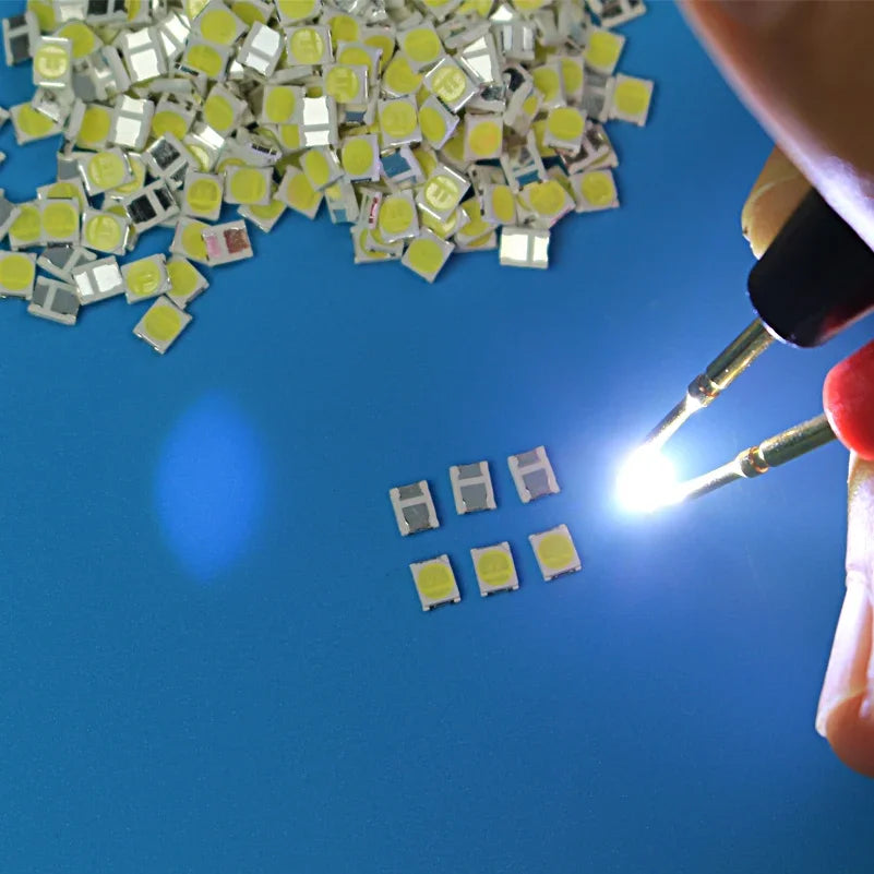 TKDMR 1000/500pcs LED 3528 2835 1210 Light Beads High Power 1W 3V and 6V Cool White for LED LCD TV Backlight Application