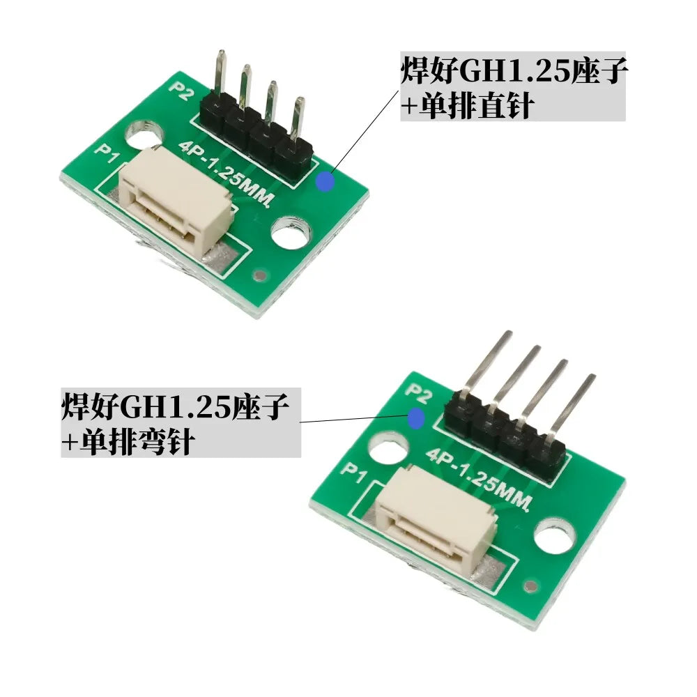 1/5PCS GH1.25 Adapter Plate 1.25 to 2.54MM Single Row, Welded GH1.25 Buckle Seat 4/6/8/10/12P