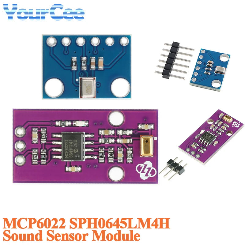 10pcs/1pc SPH0645LM4H Digital Sound Sensor I2S MEMS Microphone Breakout Microphone Module 1.6-3.6V for Arduino MCP6022 MIC