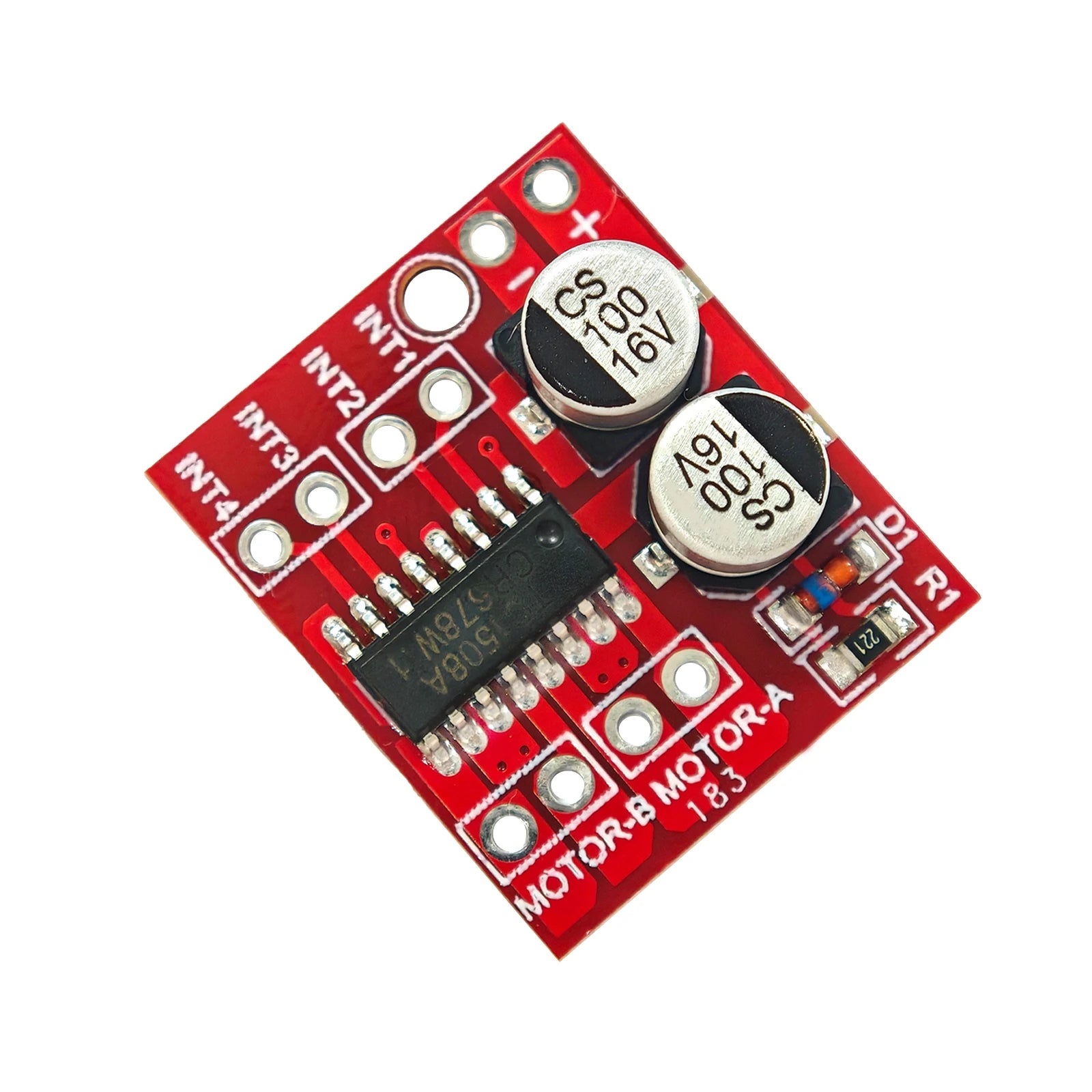 L298N DC Motor Driver Module Dual H Bridge Stepper Motor Controller for Arduino Smart Car Robot High Power L298 Board Adjustable