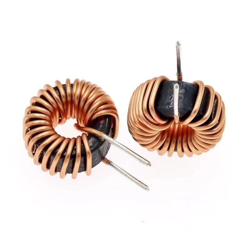 5pcs Ferrosilicon Aluminum Magnetic Ring Inductor 50125-33uh47uh100uh In-line Ring High Current Energy Storage Inductor Coil