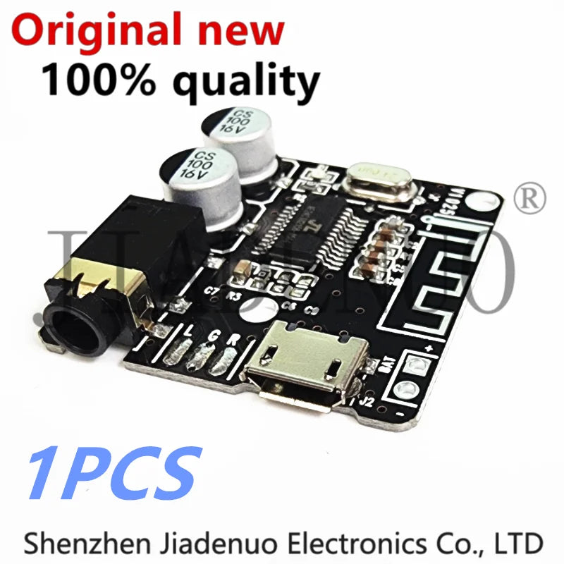 (1-10pcs) VHM-314 Bluetooth Audio Receiver Board Bluetooth 5.0 MP3 Lossless Decoder Board Wireless Stereo Music Module DC3.7-5V