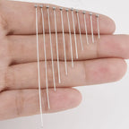 100pcs/Lot Golden Color Stainless Steel Ball Head Pins PVD Needle Pin DIY Jewelry Accessories Base De Aretes Acero Inoxidable
