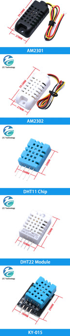 DHT11 DHT22 AM2302B AM2301 AM2320 Digital Temperature and Humidity Sensor AM2302 Temperature and Humidity Sensor For Arduino