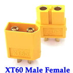 MR60 MR 60 Fireproof Female Male Three-core Connector With Sheath 3.5mm Brass Gold Plated For Lipo ESC RC Model