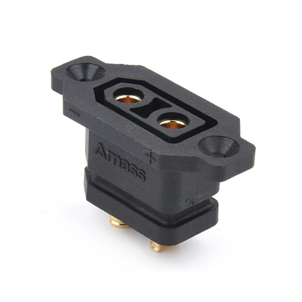 Amass XT90E-F Battery Connector XT90E Female Plug Gold-plated / XT90 Male Connector Adapter For DIY Spare Part Toys Model