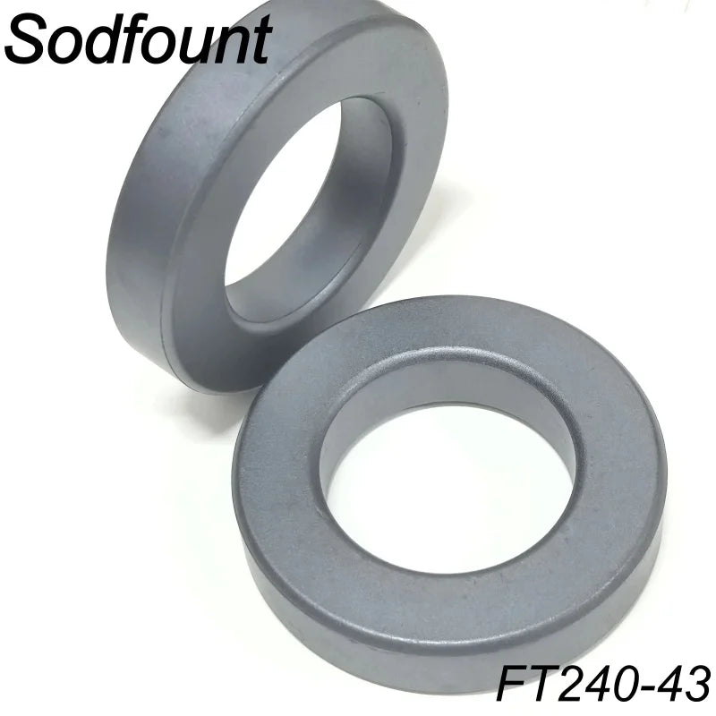 1-8pcs FT240-43 RF Ferrite Ring Shortwave Antenna Balun Core Single Hole