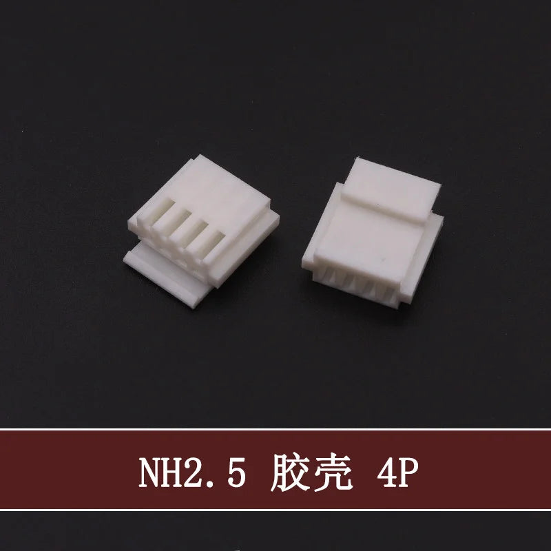 NH2.5mm Picth Connector Terminals H5P-SHF-AA H4P-SHF-AA H3P-SHF-AA H2P-SHF-AA JST 2P/3P/4P/5P/6P/8P/10P/12Pin 2.5mm Connector
