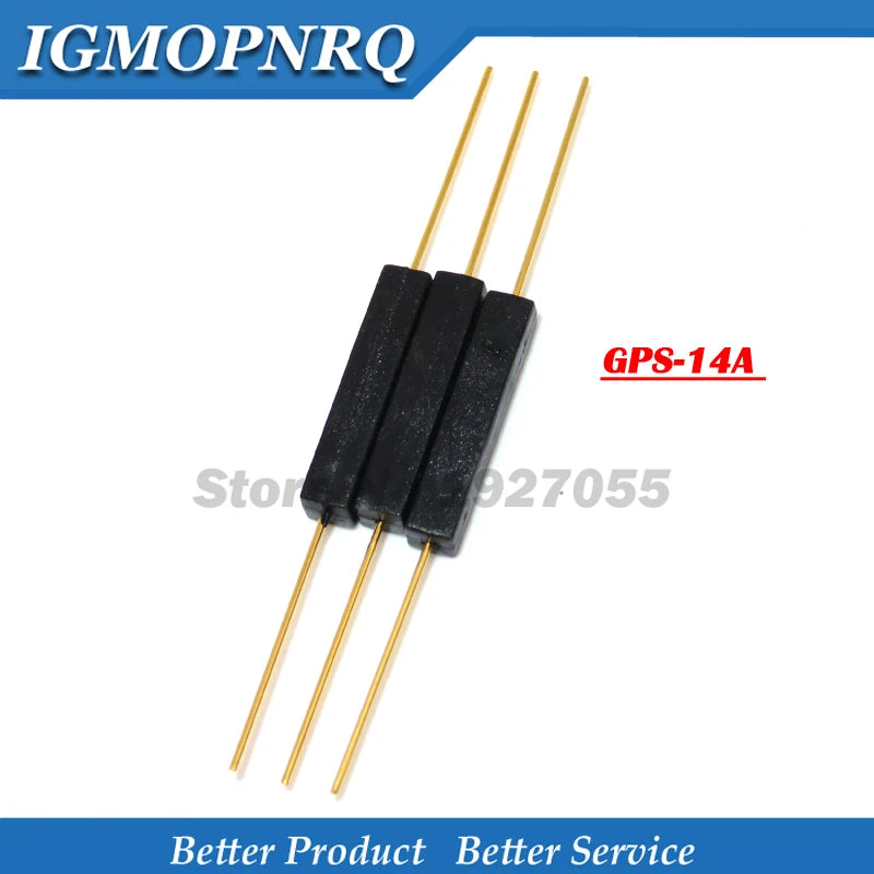 5PCS Reed Switch GPS-14A 2.7 * 14 Plastic Type Normally Open Magnetic Control Switch Sensor Anti-Vibration/ Damage Contact new