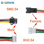 5pcs 20cm JST1.25 ZH1.5mm PH HY2.0 XH SM XHB2.54 Dupont KF2510 VH3.96 2P3P 4P5P 6P Male Female Extension Aerial Dock Wire Cable