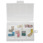 10/14/16/28Pcs MCASE Fuse 15A 20A 25A 30A 40A 50A 60A 32V Mini Slotted Automotive Shaped Cartridge Kit With Plastic Shell Box