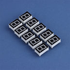 10Pcs 0.56 Inch 10Pins 1 Bit 7 Segment Red LED Digital Display Tube Common Anode Cathode 5161AS 5161BS