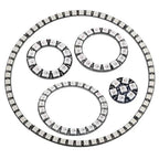 WS2812B 5050 RGB LED Ring 7 / 8 / 12 / 16 / 24 / 60 Bits Lamp Light with Integrated Drivers WS2812 for Arduino Raspberry Pi