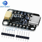 MCP2221A Breakout Board Type-C USB Interface STEMMA QT Qwiic Signal Acquisition Measurement Module for Arduino DIY