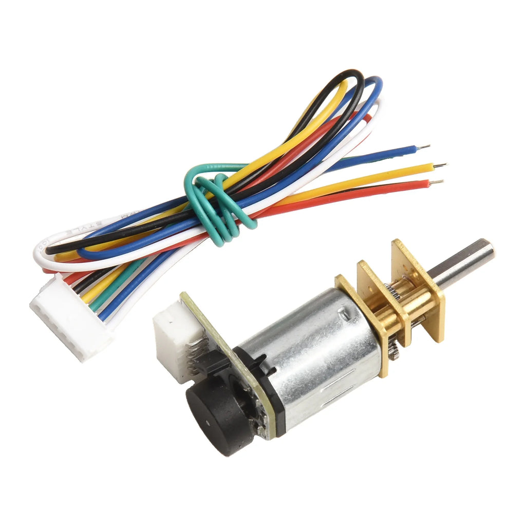 For GA12 For N20 High Torque DC Motor with Encoder Excellent Replacement Option for Robotics and Hobby Projects