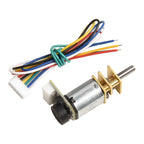 For GA12 For N20 High Torque DC Motor with Encoder Excellent Replacement Option for Robotics and Hobby Projects