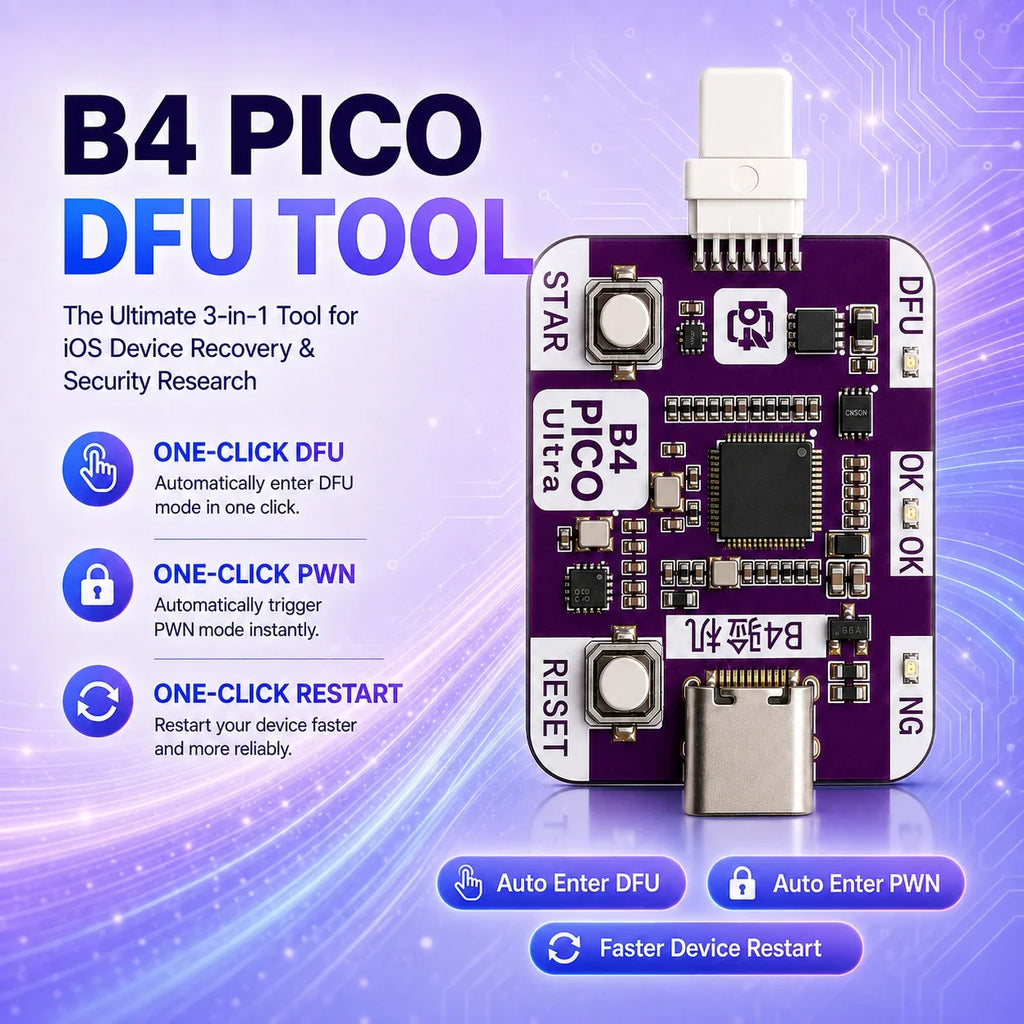 Newly Upgraded RP2350 USB A RP2350A PICO Support One Click DFU Data/Restart Enter Recovery Mode Cell Phone Repair Tools