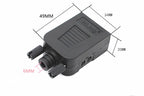 DB9 RS232 RS485 Connector Male Female 9 Pin Breakout Terminals COM Connector D-SUB Terminals 21-24 AWG Wire Solderless Connector