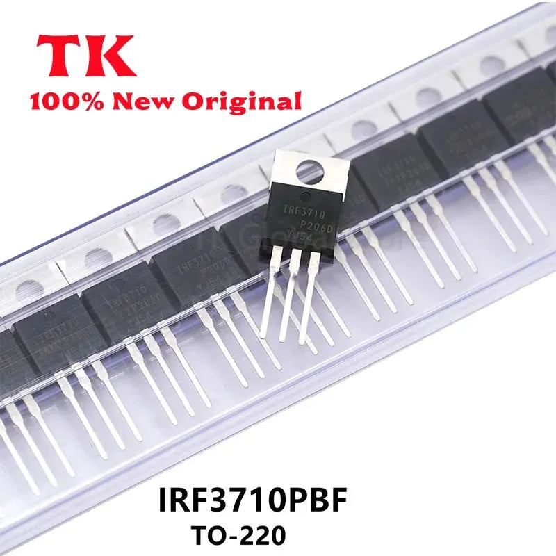 TK 10-100Pcs New Original field effect transistor IRF3710PBF Field Effect Tube MOSFET N 100V/57A TO-220  100% Quality, In Stock