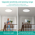 LED Radar Sensor Light Waterproof Ip44 220V Ceiling Lamp for Living Room Bathroom Corridor Decor Led Panel Light Motion Sensor