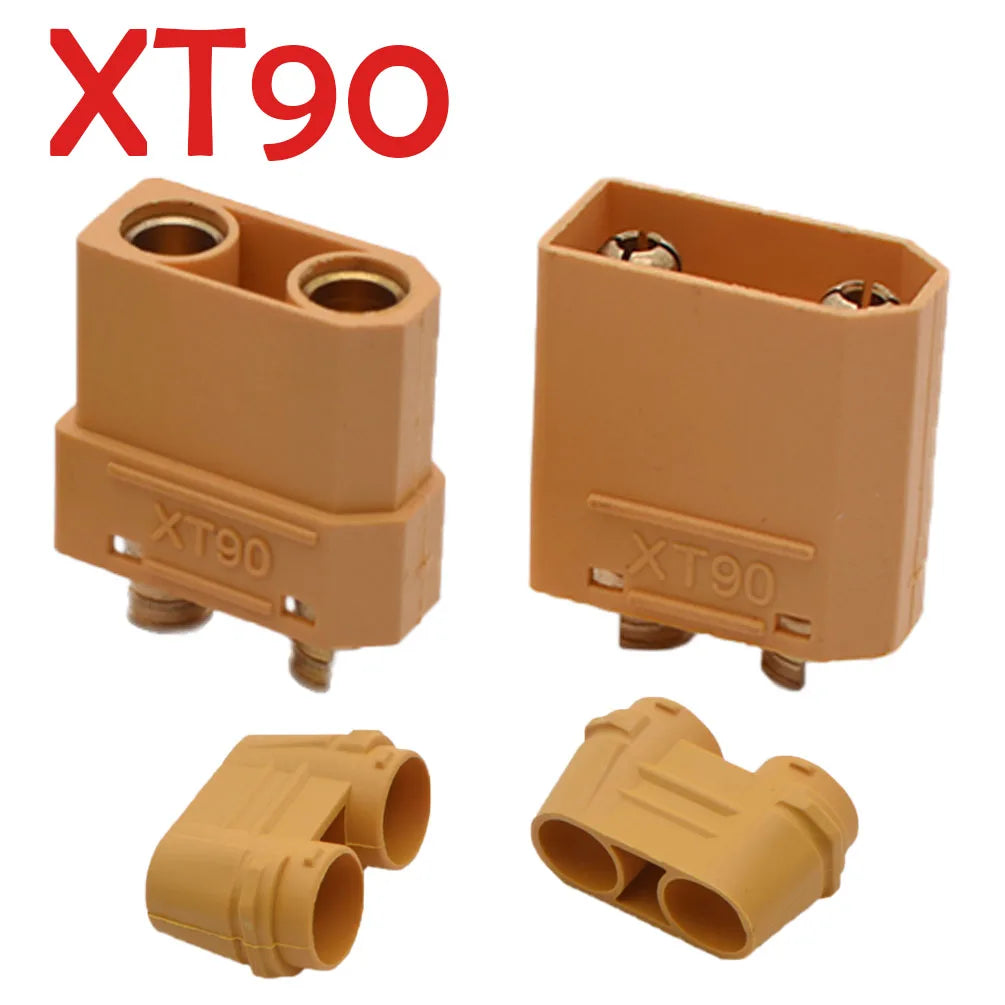 10PCS XT90 Connectors Male Female Pair Anti Spark for RC Drone Lipo Battery Quadcopter Bullet Plug Electrical Connector