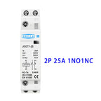 2P 16A/20A/25A  220V/230V 50/60Hz Din Rail Household AC Contactor 1NO 1NC/2NO/2NC For Smart Home