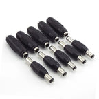 5.5*2.1mm / 5.5x2.1 Mm DC Double Male to Male Power Socket Connector CCTV Female to Female Panel Mounting Jack Adaptor
