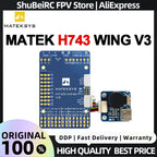 MATEK H743 WING V3 Flight Controller MATEKSYS STM32 H743VIT6 Dual IMU Baro OSD SD Slot for RC FPV DIY Racing Fixed Wing Drones