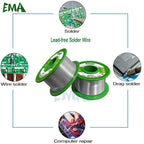 Lead-free Solder Wire SN99.3 Cu0.7 Environmental Protection Tin Wire Flux Reel Welding Line Soldering Wire Roll High Purity