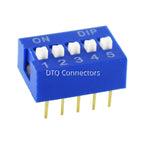 10pcs/lot DIP Switch Slide Type Red 2.54mm Pitch 2 Row DIP Toggle switches Dial switch 1p 2p 3p 4p 5p 6p 8p 7p 10p 12p